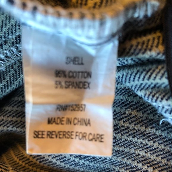 Altar'd State Blue and White Stripe Leggings - Picture 6 of 6